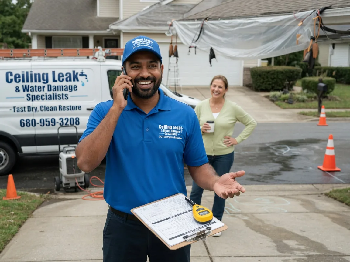 Ceiling Leak Cleanup Campton, NH FAQs